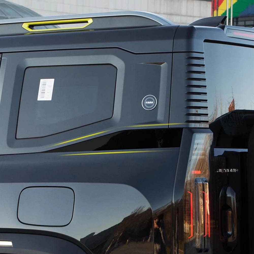 

2 шт. для Chery Jetour Traveler T2 D-столб, черненая наклейка на заднее окно автомобиля, линии воина, модифицированные прочные аксессуары