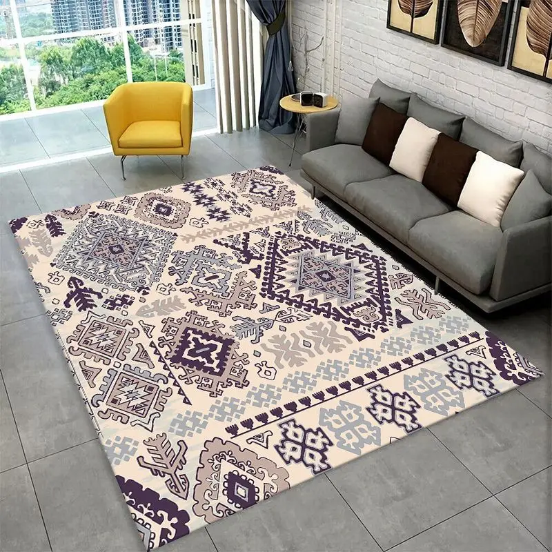 Fashion Nordic Bohemia Luxury Large Area Rug Non-slip Durable Carpet for Bedroom Living Room Sofa Doormat Home Decor Floor Mat