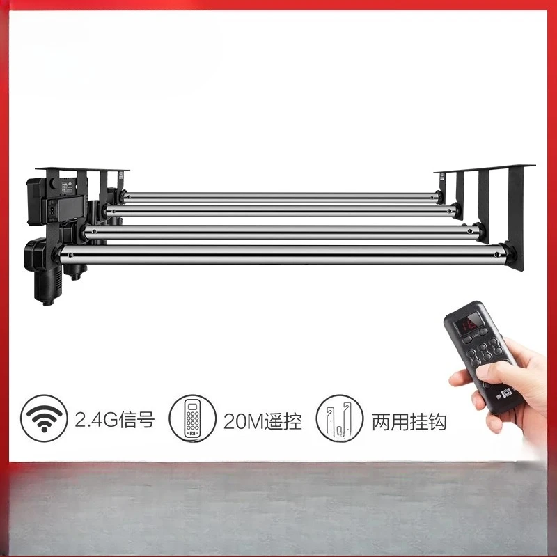 

Remote control scroll background frame Telescopic rod Roller shutter Shadow studio ID background bracket