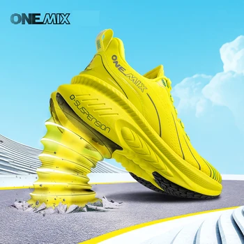 ONEMIX, zapatillas para correr en carretera para hombre, zapatillas de deporte de malla transpirable de verano para hombre, zapatillas deportivas para adiestramiento al aire libre, zapatillas deportivas para correr de talla grande 47