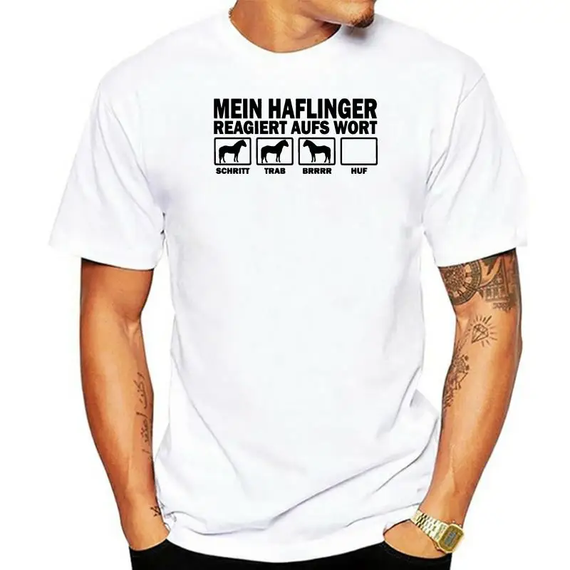 THAWP T-Shirt Pferd Pferde Mein HAFLINGER reagiert aufs Wort fun Siviwonder