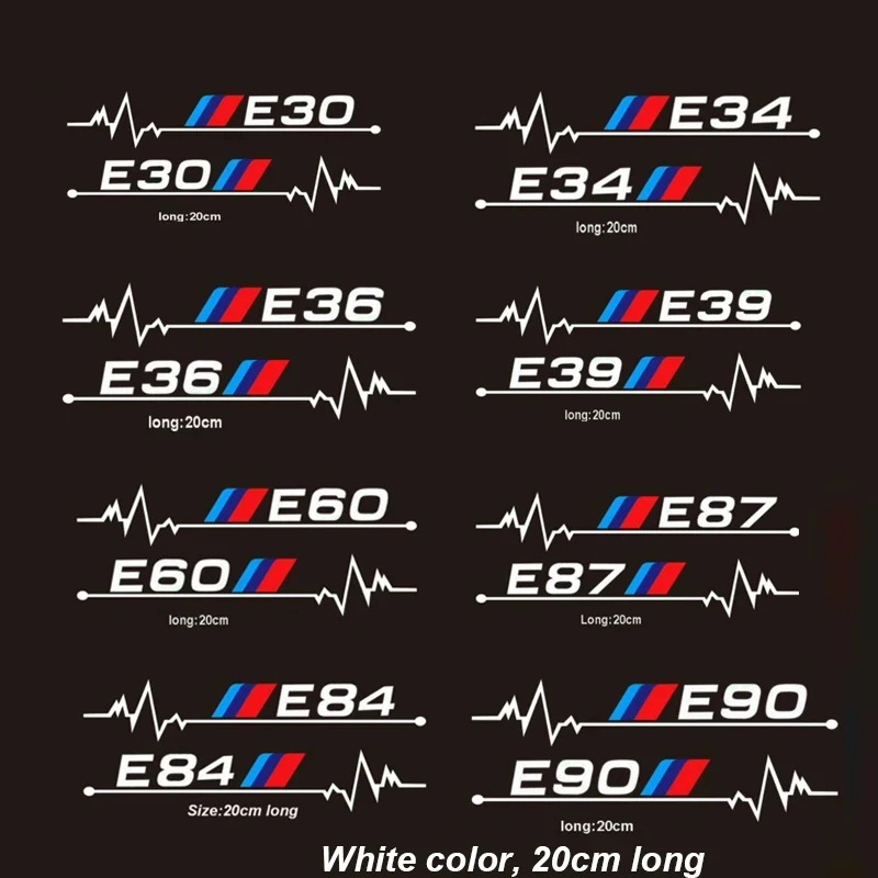 ملصق نوافذ السيارة لبي دبليو ، E30 ، E34 ، E36 ، E39 ، E46 ، E60 ، E70 ، E87 ، E90 ، F10 ، F20 ، F30 ، E84 ، F34 ، F01 ، F02 ، F31 ، f48 ، F87 ، 2 #6