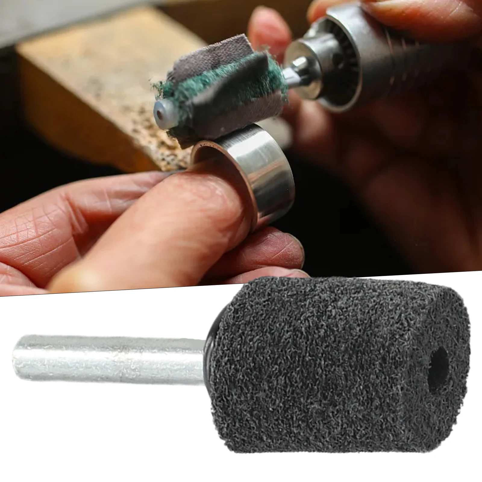 1PCS Grinding Polishing Head Electric Drill Bit Wheel 20-50mm Nylon Fiber Polishing Wheel Abrasive 6mm Shank For Drill Grinder  