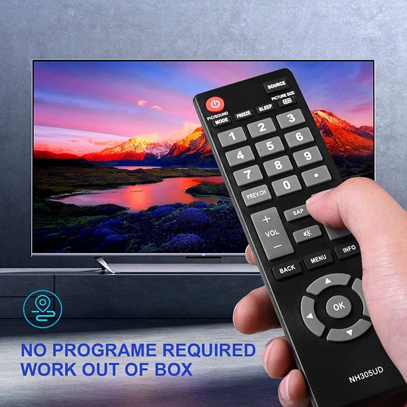 جهاز تحكم عن بعد للتلفزيون nh305ud لـ edelson hdtv ، lf461em4a ، lf501em4a ، lf501em4f