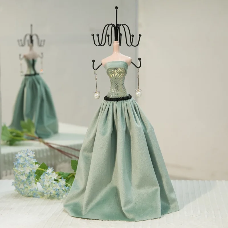 عرض المجوهرات عرض موقف كبير حلقة القرط تخزين الرف سيدة المجوهرات المنظم الرف المعارض سوار قلادة حامل