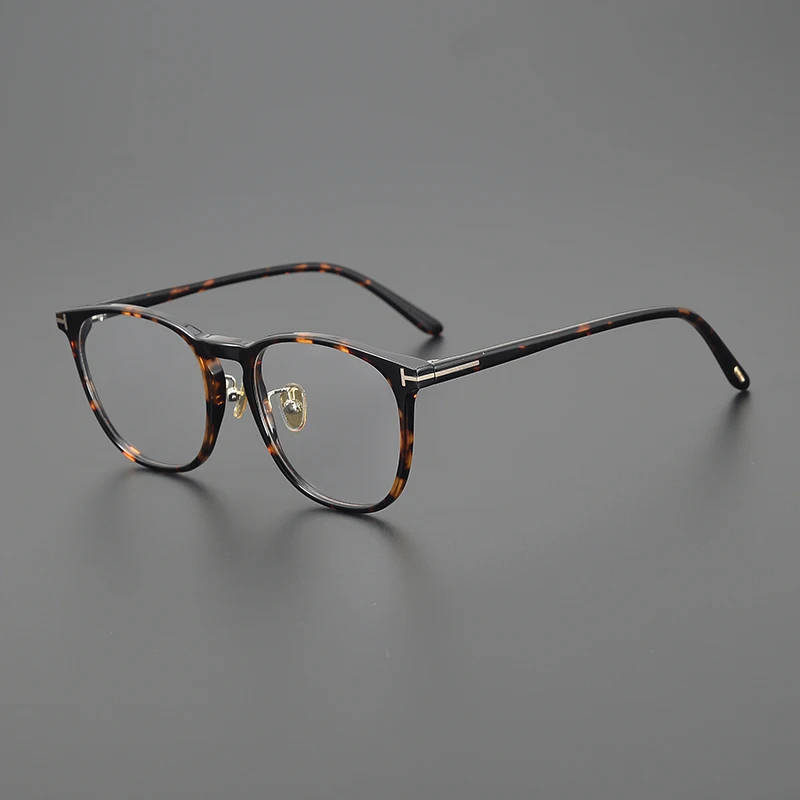 Vintage Glasses Frame Acetate Optical Frame Prescription glasses Small luxury brand glasses designed for short-sighted men