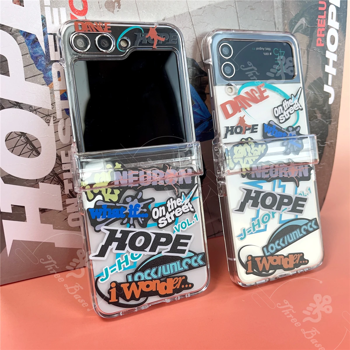 Phone case JHOPE HOPE On The Street For Samsung Galaxy Zflip 6 Zflip 5  Zflip 3 Zflip 4 Anti Shock Drop Proof Cover Hard Case