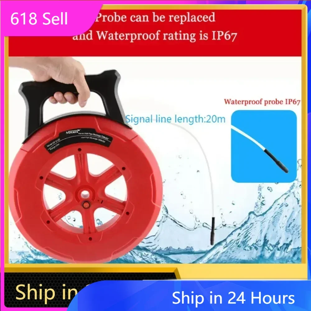Noyafa Pip PVC Iron Pipe Blockage Detector NF-5120 Diagnostic-Tool Scanner Pipeline Blocking Clogging Plumbers Instrument