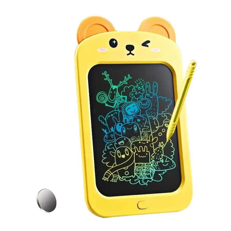 LCD Doodle Board For Kids Erasable Children Writing Board Eye Protection LCD Kids Doodle Board Screen Lock Battery Operated