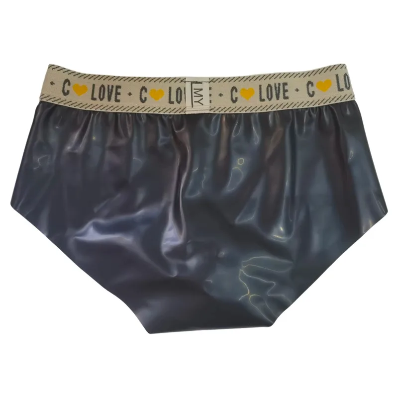 Latex Leather Underpants Men Lingerie Panties Plus Size Underwear Sexy Briefs