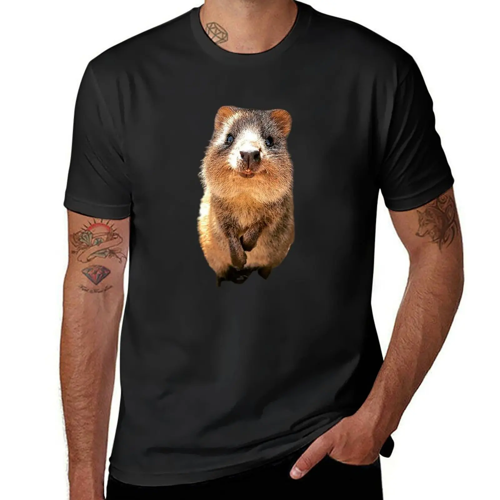 Quokka T-Shirt new edition aesthetic clothes heavy weight t shirts for men