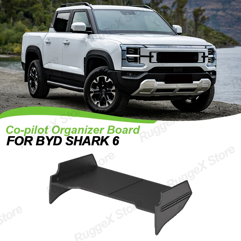 Organizador para el Copiloto para BYD Shark 6 2025+, Caja de Almacenamiento para Guantes del Pasajero, Divisor, Mejora Interior, Accesorios para el Automóvil