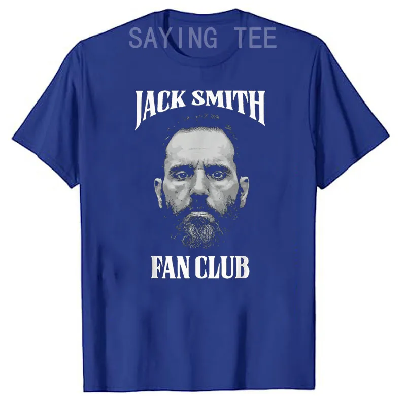 Jack Smith Fan Club Retro American Patriotic Political T-Shirt Funny Justice, Criminal Investigations Graphic Tee Sayings Tops