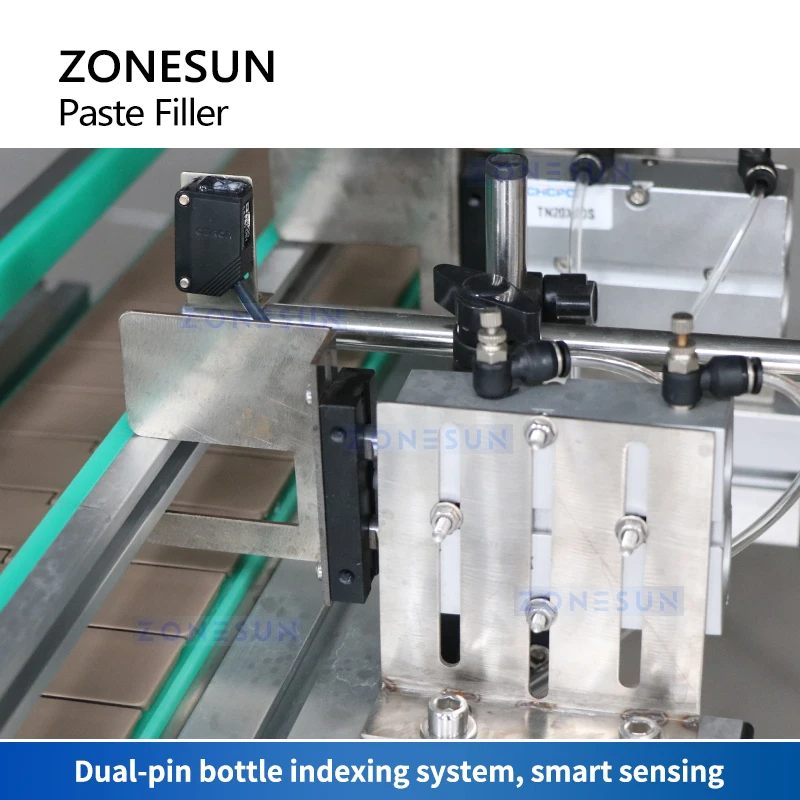 ZONESUN ZS-VTRP2A Automatic Paste Filling Machine Thick Liquid Bottle Filler Servo Rotor Pump