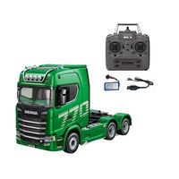1:18 Scale 770s Rc Tractor Truck Huina 1501 Plastic Rtr Lorry Cars Remote Control Car Model With Battery Light Sound Boys Toys