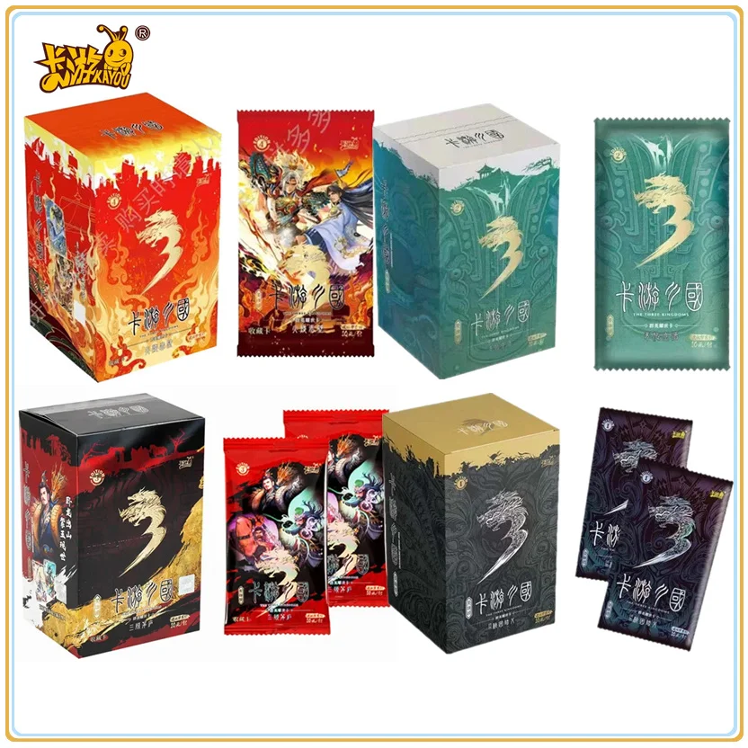 

KAYOU Three Kingdoms Card Qun Ying Yao Shi Anime Cartoon Rare Limited Game Hot Stamping Collection Card Toys For Children's Gift