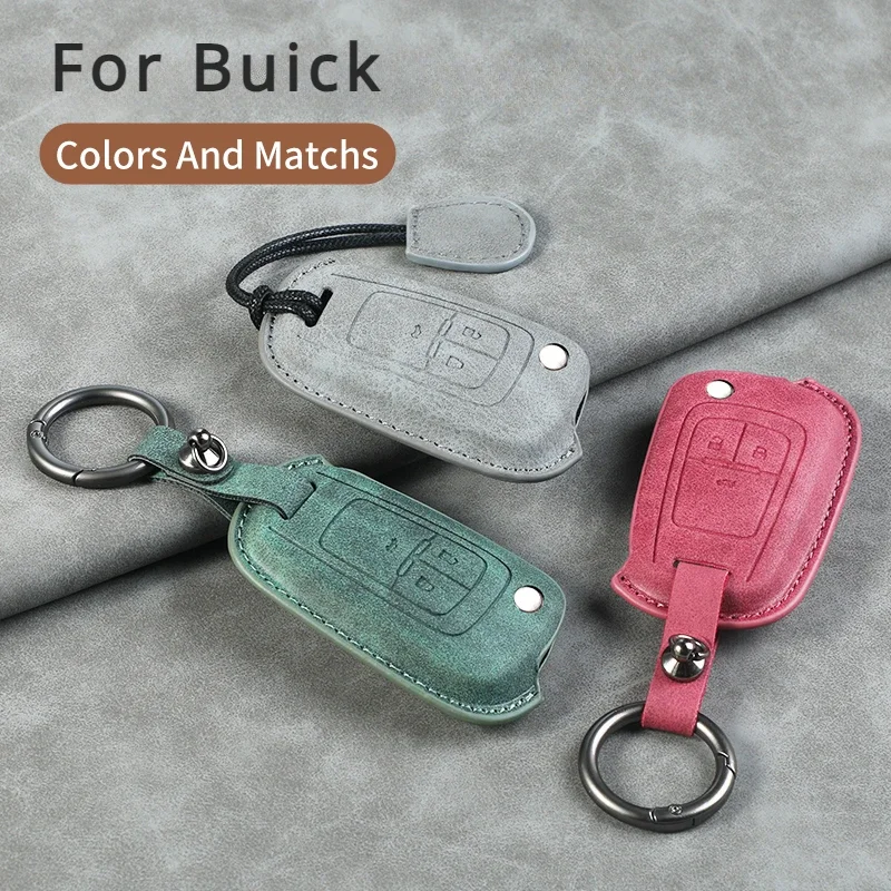 

Leather Car Flip Key Case Cover For Chevrolet for Buick Cruze Aveo Trax Sail Malibu Captiva Vauxhall Astra Corsa Insignia Mokka