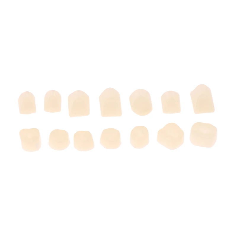 1 حقيبة مادة التاج المؤقت للأسنان لقشرة الأسنان الأمامية/المولية لحماية اللثة والمستقرة