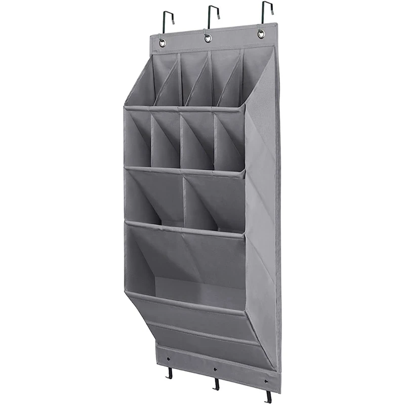 

Over The Door Shoe Organizer, Shoe Rack With Extra Deep Pockets, Wall Shoe Storage For Closet And Narrow Door