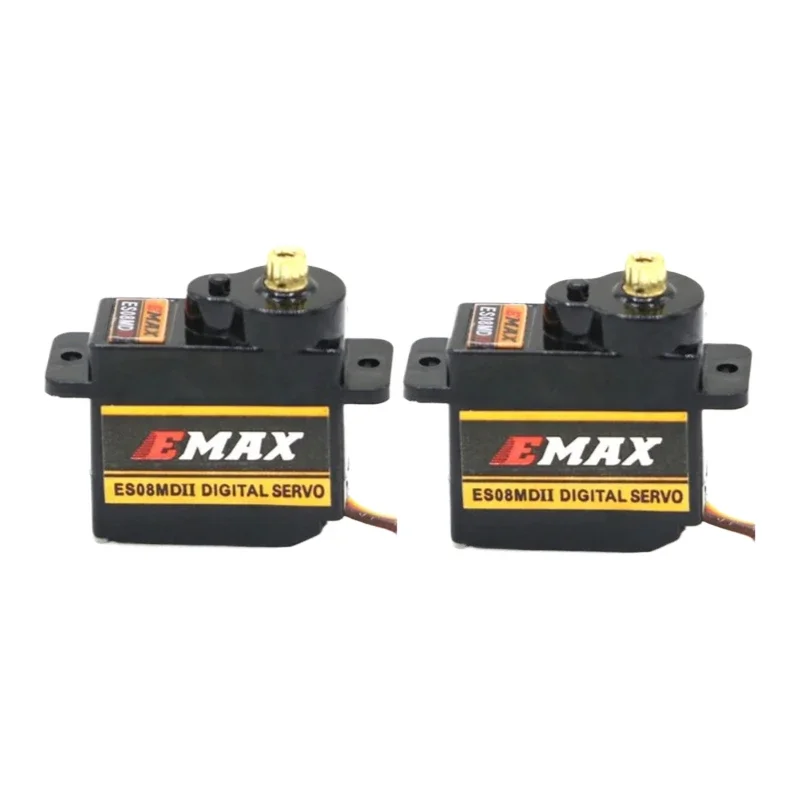 2025 4pcs EMAX ES08MDII ES08MD II Digital Servo 12g/ 1.6/2.0 kg.cm High-speed Mini Metal Gear for RC Model Boat Car Robot