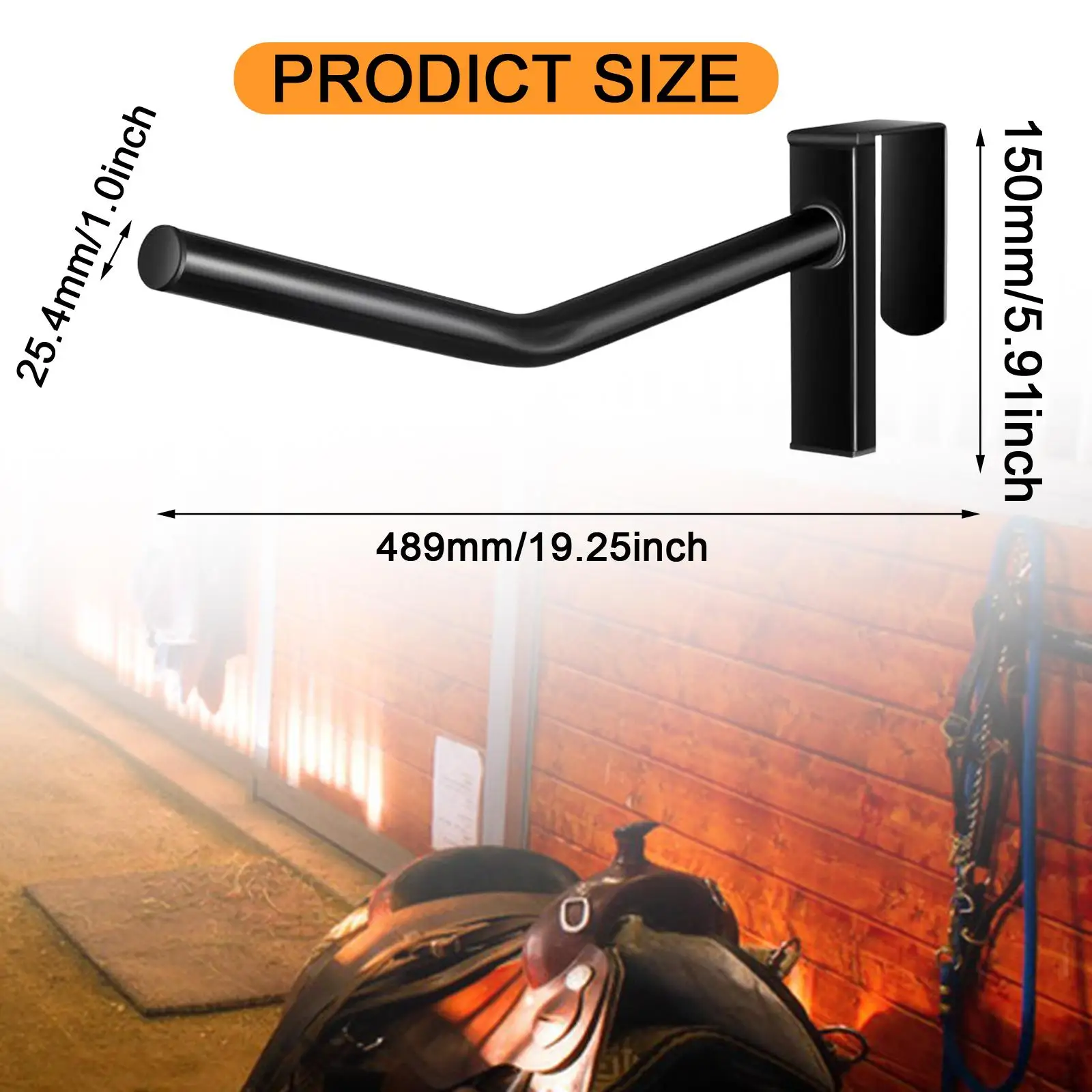 wall-mount-horse-blanket-rack-saddle-pad-holder-space-saving-iron-display-for-barn-garage