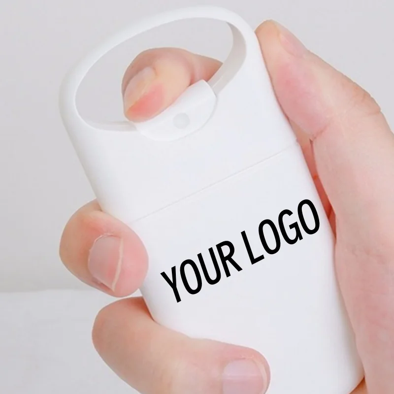 

50PCS 30ml 【Logo Custom】Creative Pull Ring Spray Bottle Customized Fragrance Subpackage UV Printing Cosmetic Packaging Wholesale