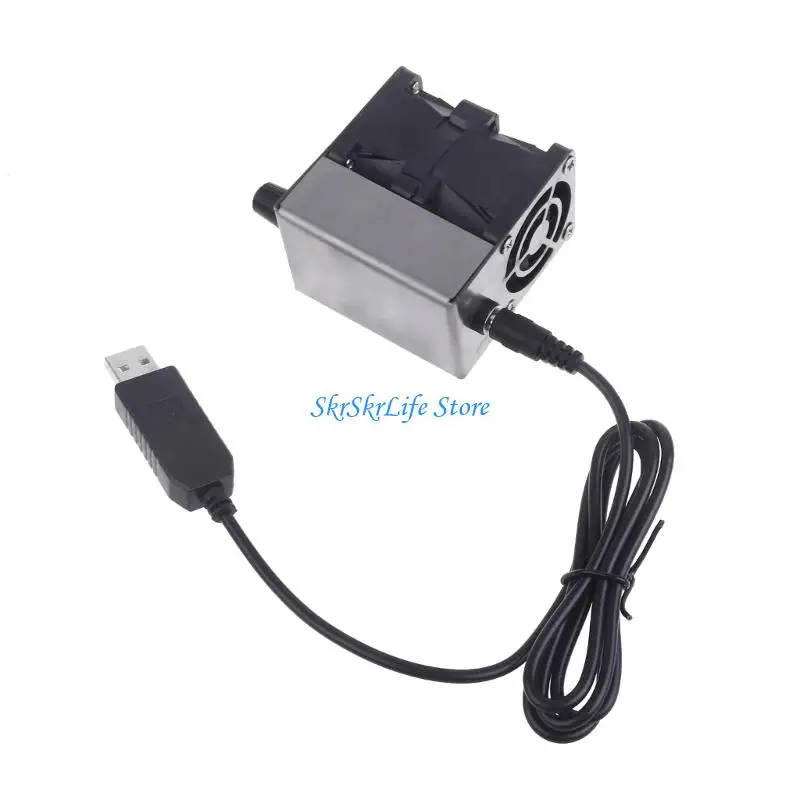 

E65E Stainless USB 5 USB Blower Fan for Barbecues and Fired Ovens with USB Cable