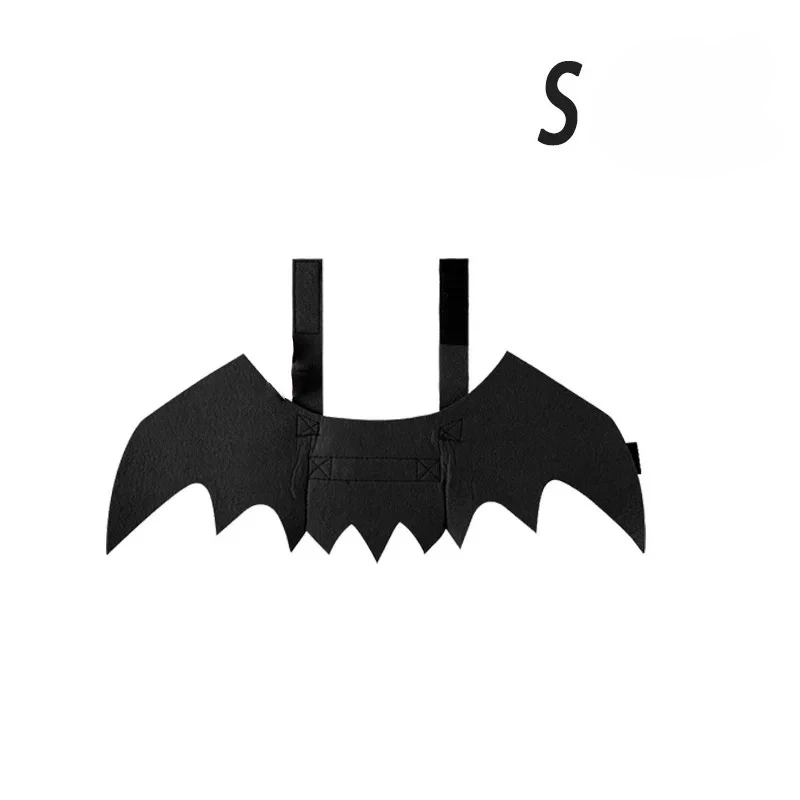 Dog bat wings costume details