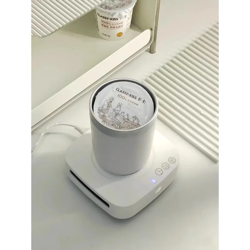 110V voltage cooling cup rapid cooling  dormitory summer constant temperature heating dual-purpose coaster