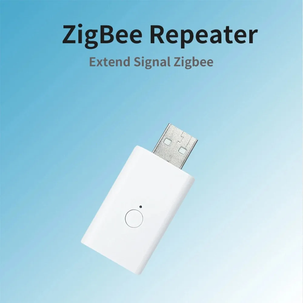 Smart ZigBee Signal Repeater USB Signal Amplifier Extender Smart Home Automation Support Home Assistant Zigbeem2qtt