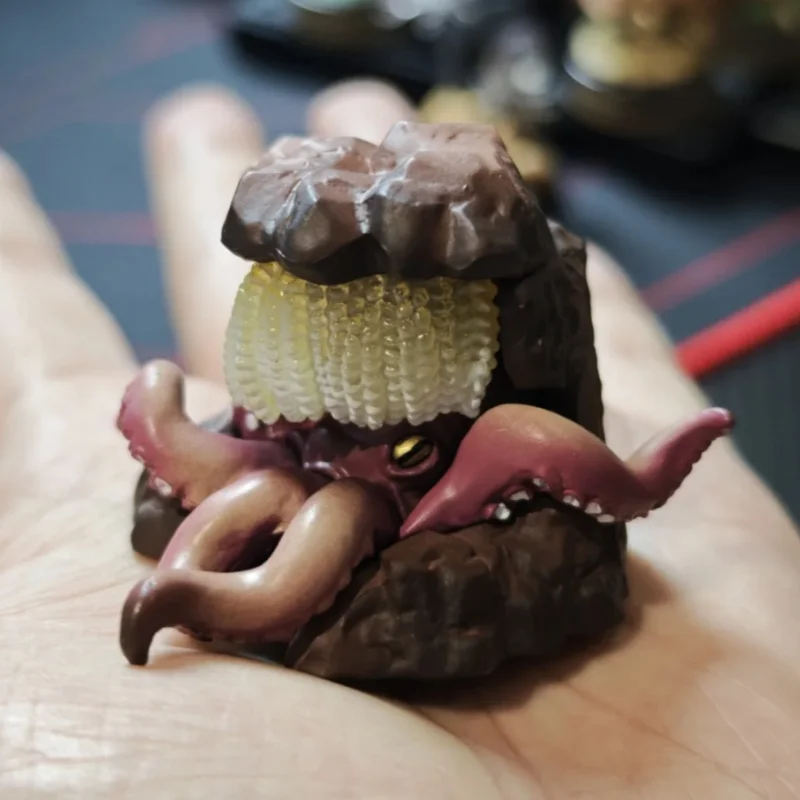 

In Stock Stasto Capsule Toy Squid 3d Figure Realistic Mini Sea Animal Model Desktop Decor Series Collection Toy Birthday Gift