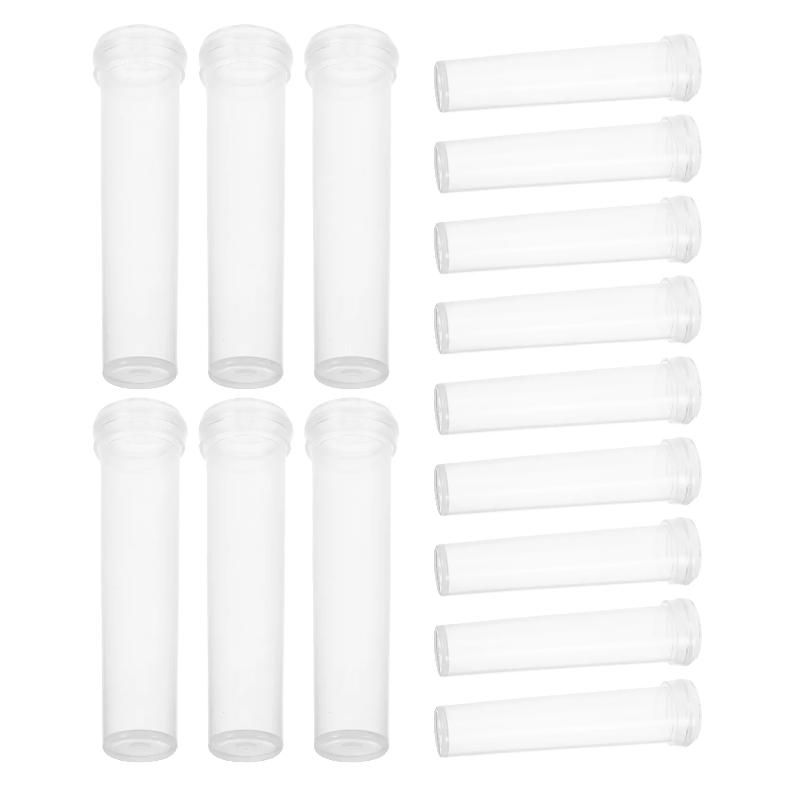 

200 Pcs Water Bottle Flower Container Nutrition Tube with Cover Florist Supplies