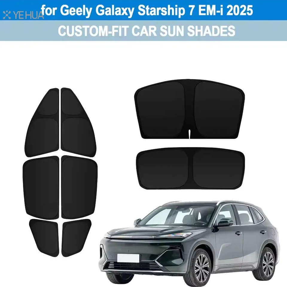 

Windshield Sun Shade Side Window Shades Cover Sun Visor Shield Privacy Protection Car For Geely Galaxy Starship 7 EM-i 2025