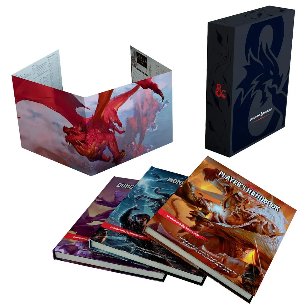 

Core Rulebooks Gift Set (Special Foil Covers Edition with Slipcase, Player's Handbook, Dungeon Master's Guide,