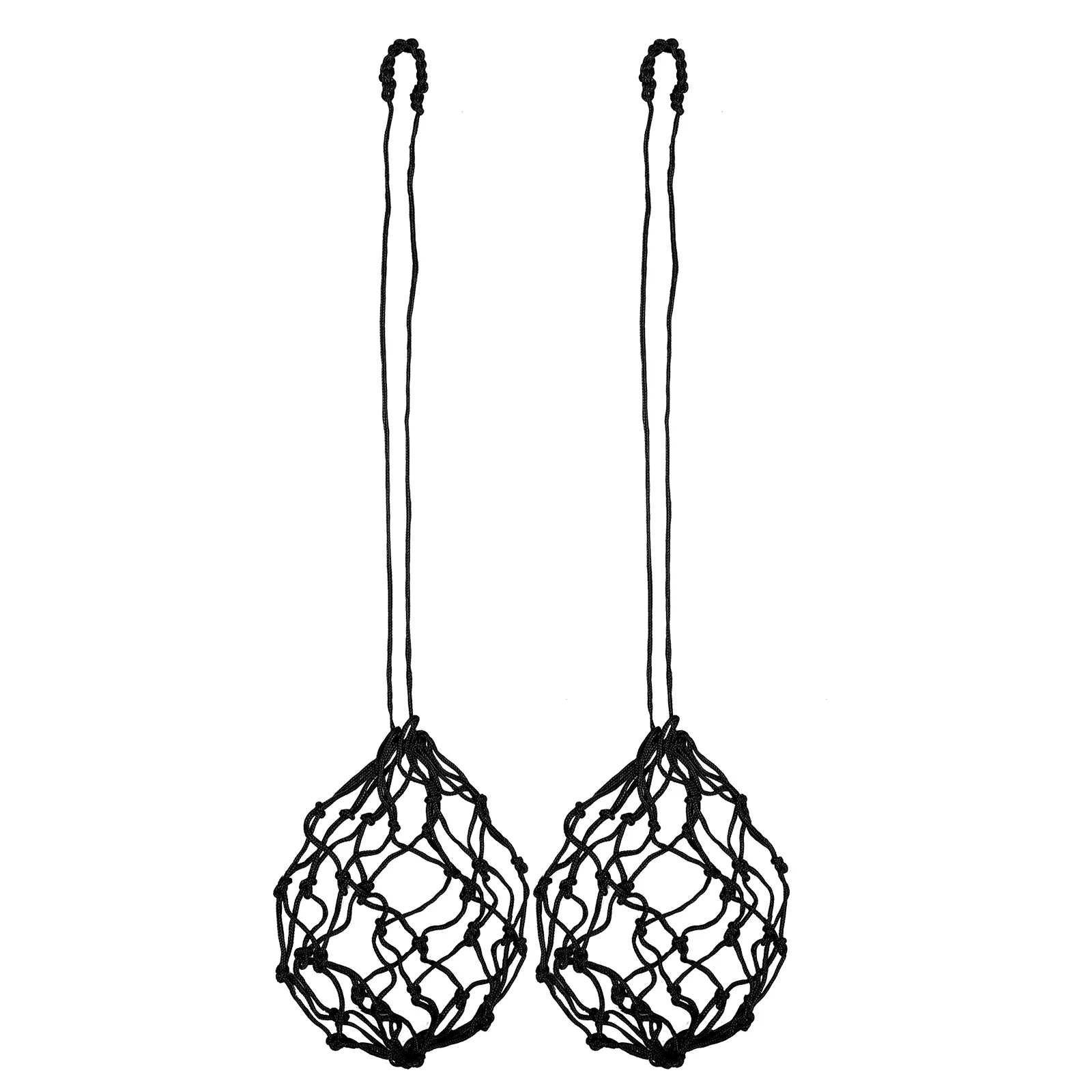 

2 Pcs Soccer Ball Net Bag Holder Carry Ballet Slipper Bags Mesh Basketball Child