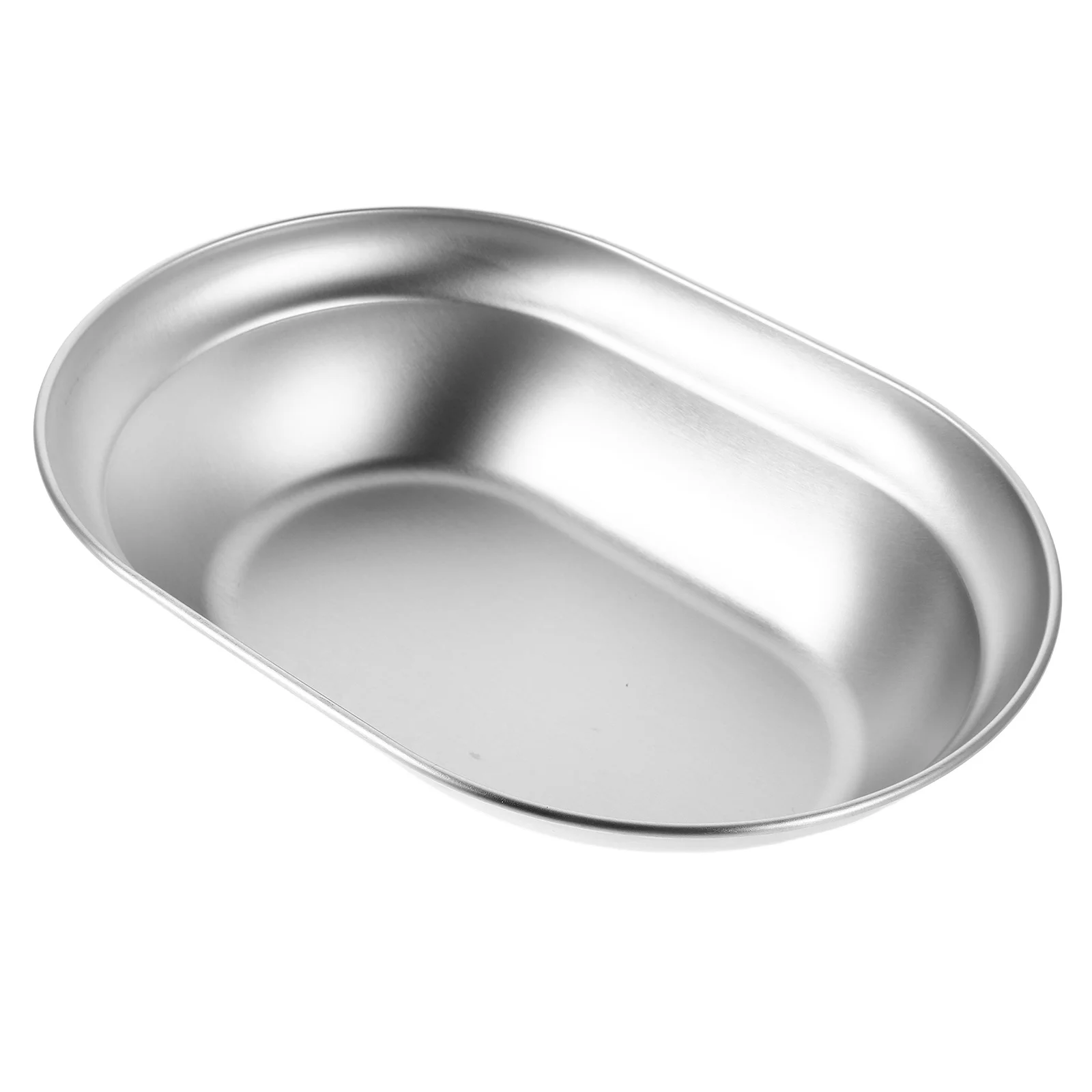 

Stainless Steel Durable Outdoor Soup Plate Deep Large Capacity Camping Plate for Picnic Barbecue Camping Dinnerware