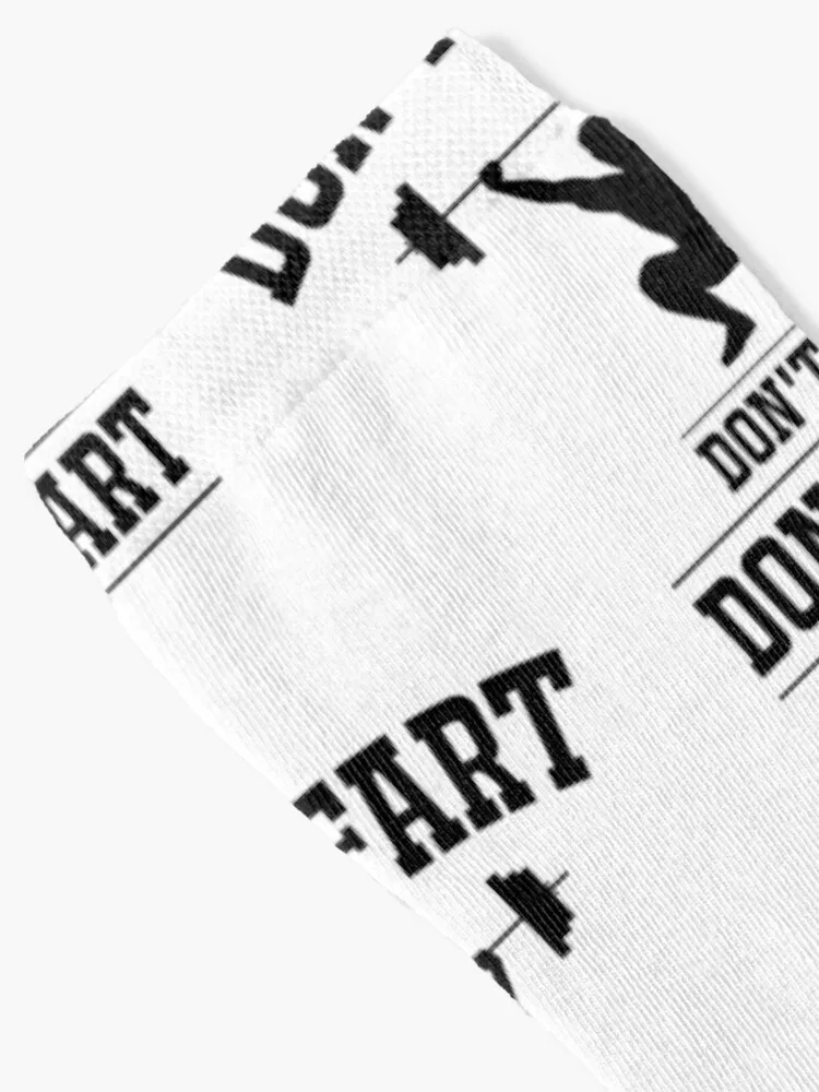 Don't Fart Funny Gym Workout Squat for Bodybuilder Socks custom sports christmas gifts Socks For Men Women's