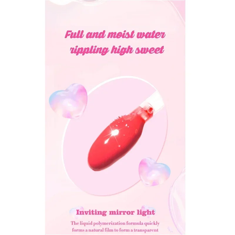 6 Stuks Set Spiegel Dudu Lip Make-Up Lip Glazuur Lip Plumping Lip Olie Glad Helder Helder En Niet Kleverig Vochtige voedende Lipolie Set