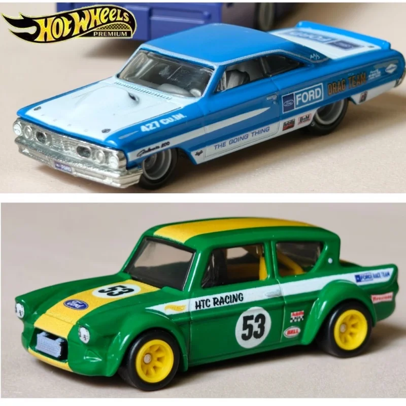 

Hot Wheels Premium Car Culture Back To The Future Volkswagen Golf Ford Anglia Exclusive 2-Pack Hbl96 Model Car Toy Gift In Stock