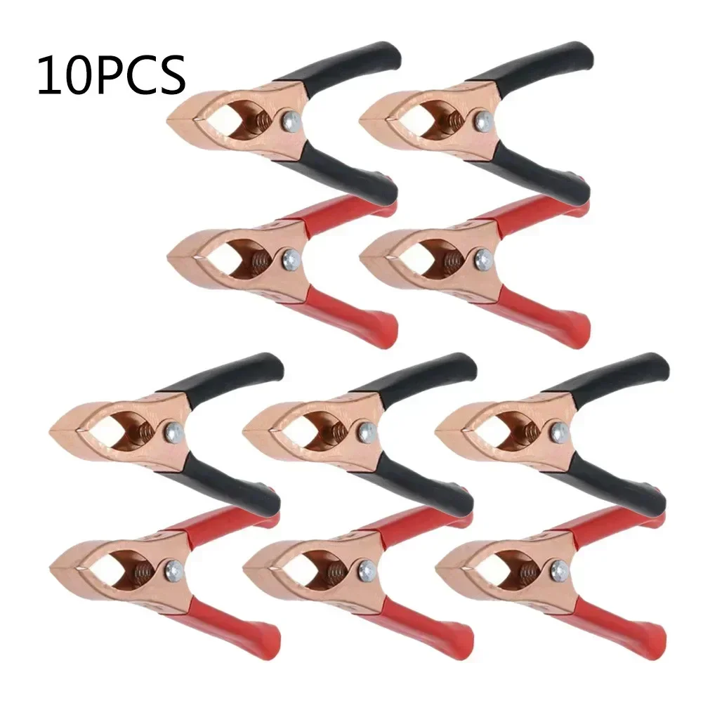 30A 25mm Open Size Car Clips Insulated Crocodile Clips For Battery Chargers Cable Voltage Testing Cable Terminal