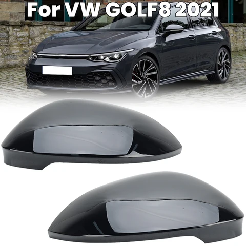 1 пара крышек зеркала заднего вида для VW GOLF 8 MK8 2021 без замены полового отверстия, крышка бокового зеркала, автомобильные аксессуары