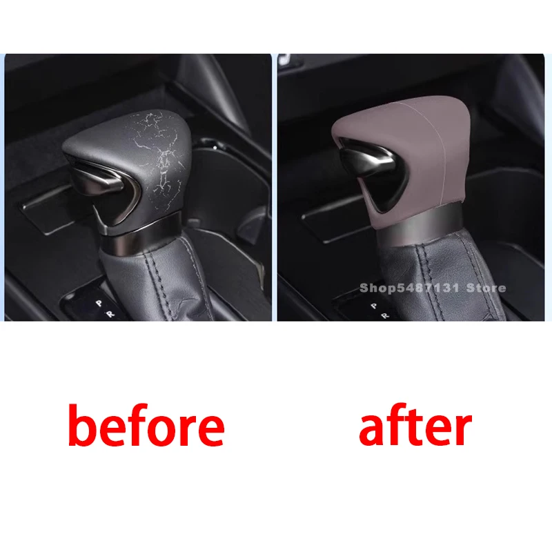 سيارة التحكم المركزي والعتاد رئيس التحول المقبض غطاء الترتر الكسوة لكزس GX550h الداخلية اكسسوارات 2024 2025