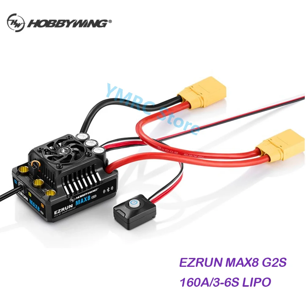 Hobbywing EzRun MAX8  G2S 160A 3-6S Sensored Brushless ESC with 4278SD 2250KV/4268SD 2500KV SD G2R Combo Motor For 1/8 1/10 Truc