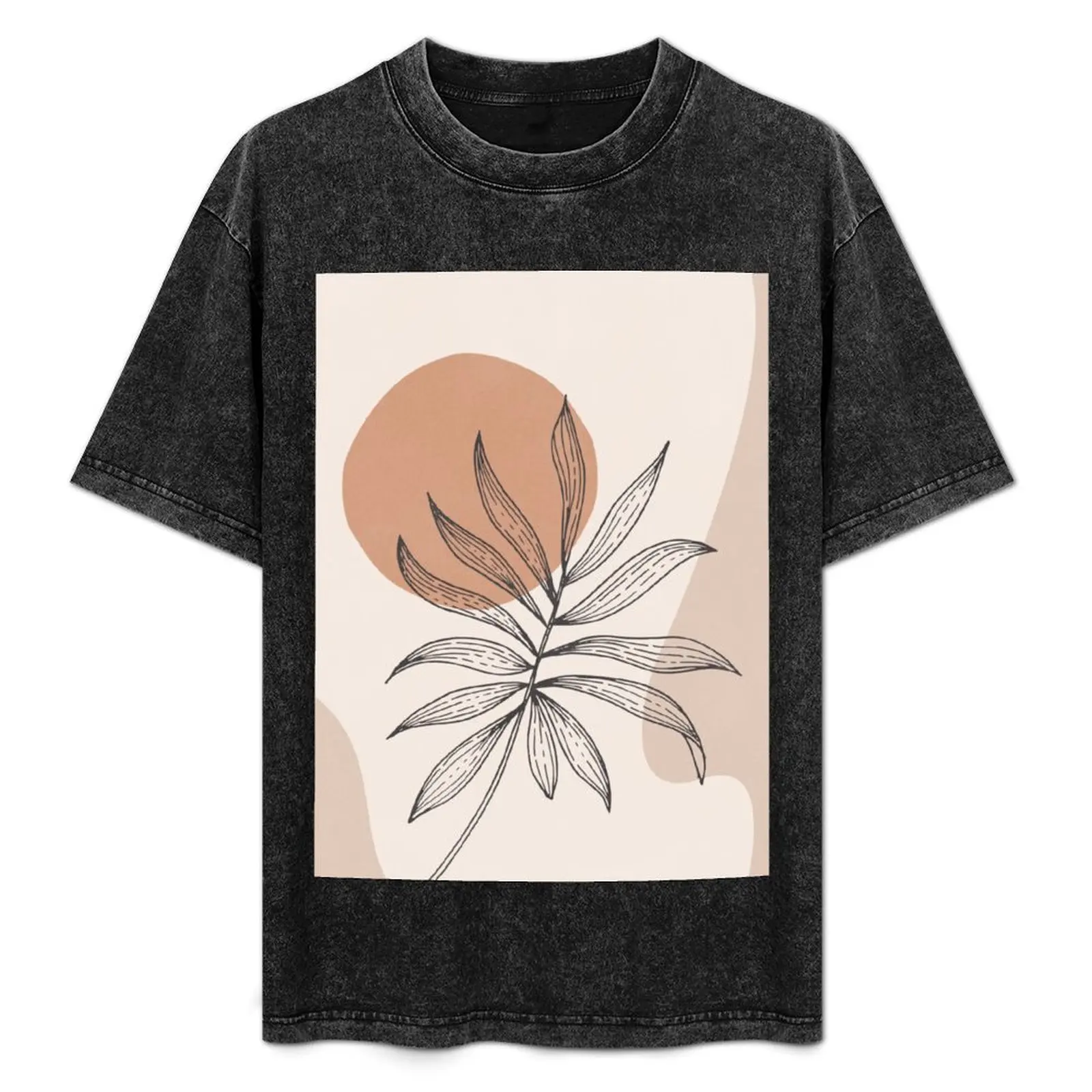 

Botanical, T-Shirt Basic Casual Short Sleeve Cotton Shirt