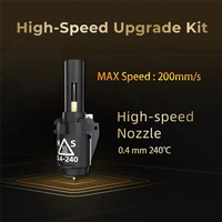 AM-High-Temperature 0.4Mm 240℃ Nozzle Assembly For Flashforge 3D Printer- Works For Adventurer 3/4 Series(AD3/AD4/AD3 Lite)