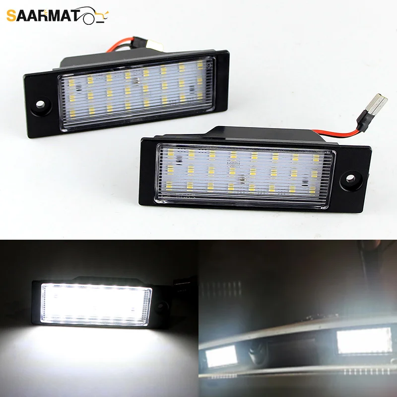 2 Stück OEM # : 92501-D3000,92501-D3100 Auto Canbus LED Nummernschildbeleuchtung Zubehör für Hyundai Tucson IX35 2015-2018