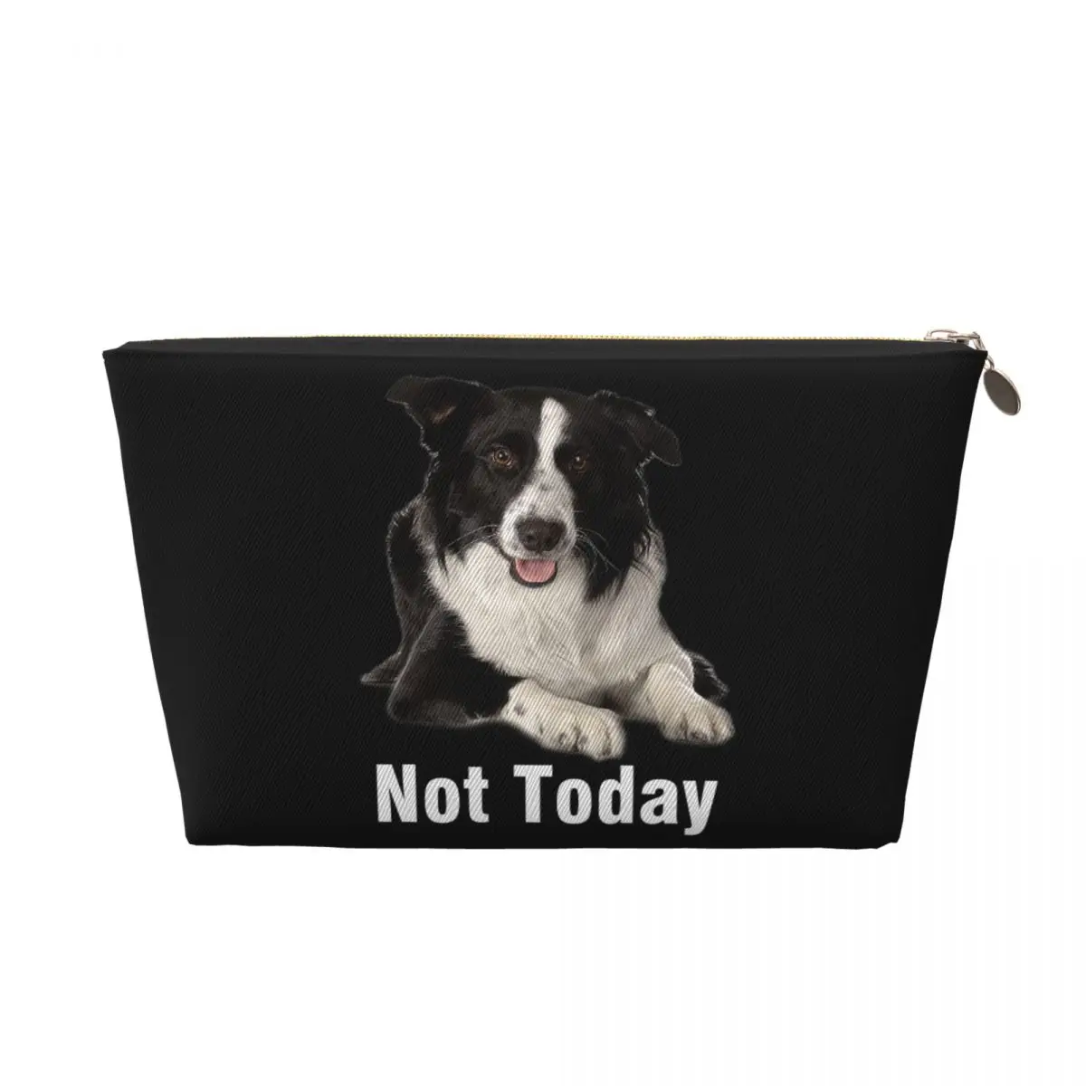 Custom Border Collie Makeup Bag for Women Travel Cosmetic Organizer Fashion Pet Dog Gift Storage Toiletry Bags