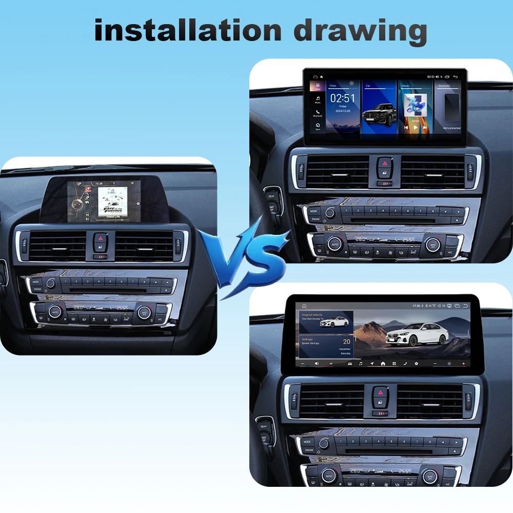 

Беспроводной CarPlay для BMW 2 серии F45 F46 2014-2018 218i 235i NBT EVO Android 15 Автомобильный видеомультимедийный плеер для праворульных авто