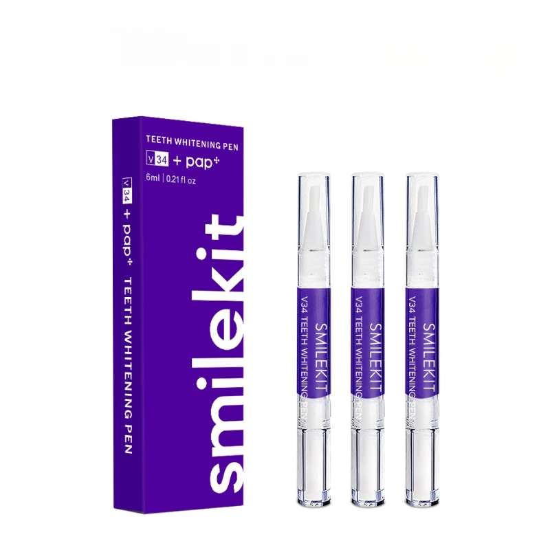 

V34 Teeth Whitening Pen Effective Painless Easy To Use Teeth Care for Beautiful Smile Teeth Whitening Pen Toothbrush