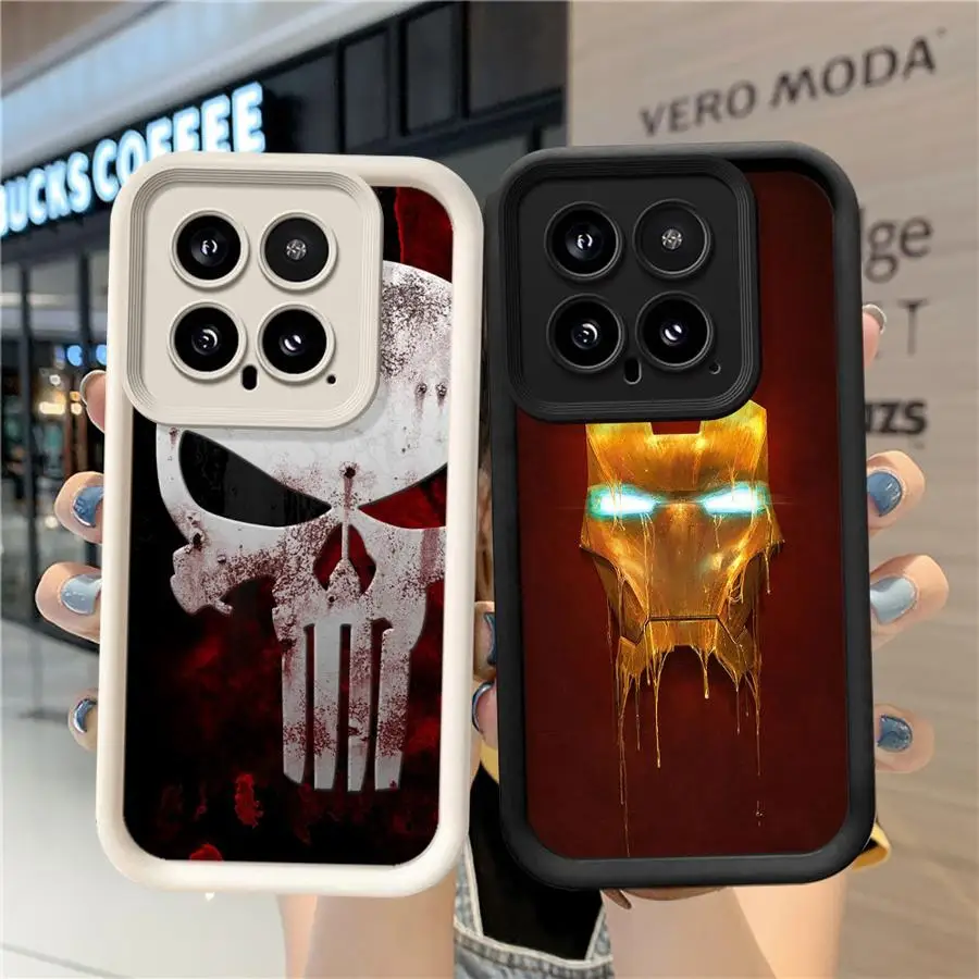 

Чехол с логотипом Marvel The Punisher для Xiaomi Poco F8 X3 Pro C50 X3 NFC C51 C61, чехол для телефона